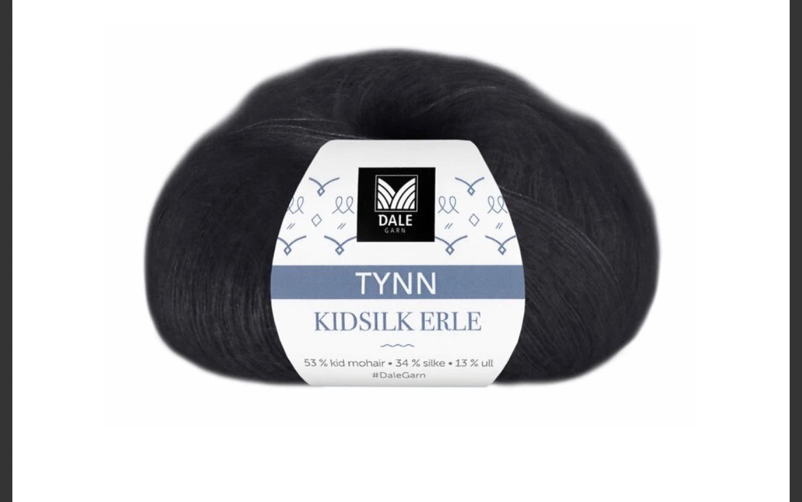Tynn kidsilk erle