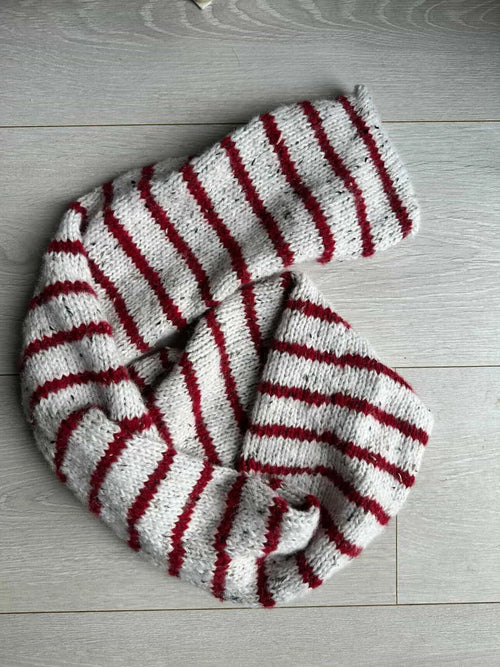 Contrast scarf-oppskrift
