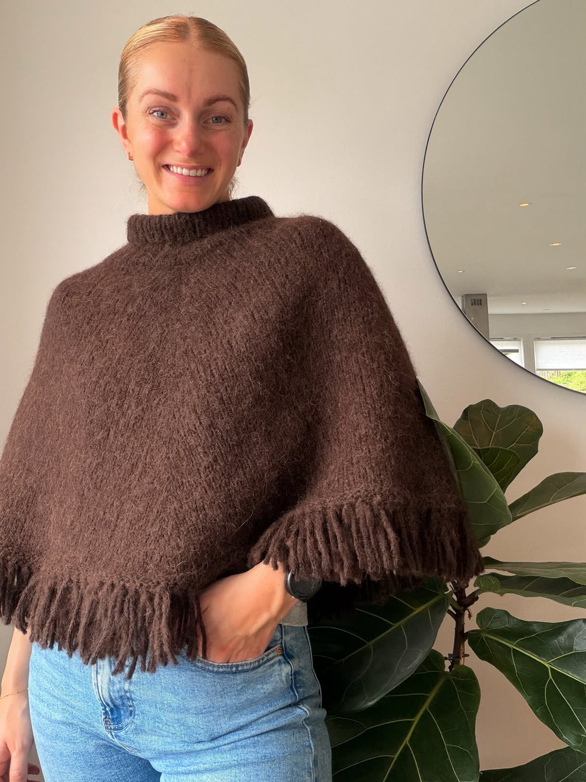 HØSTLY Poncho-garnpakke