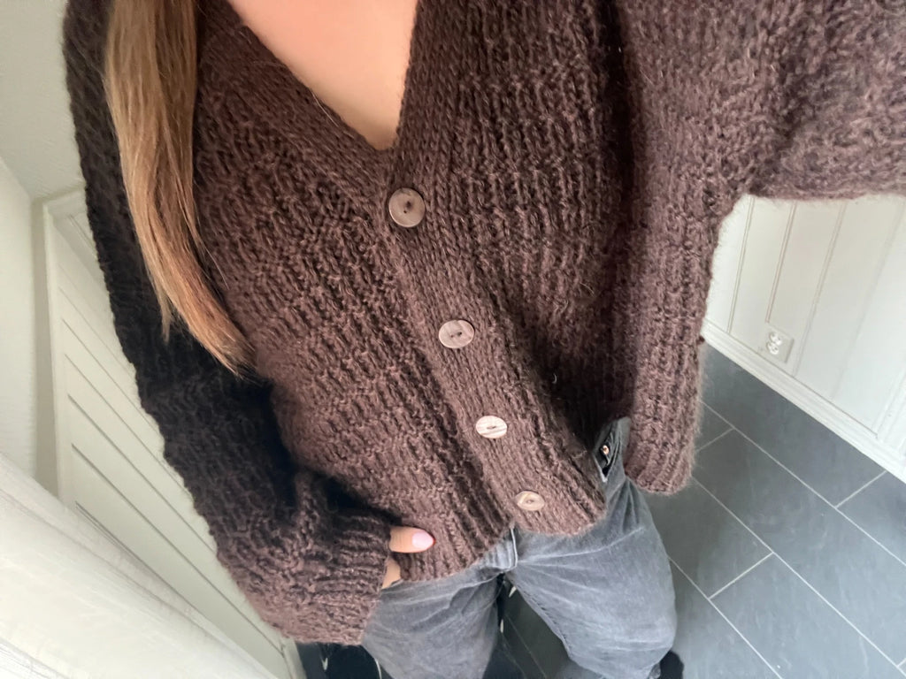 Oaklyn cardigan-oppskrift